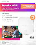 Hpe Networking Instant On Access Point Ap22 2X2 Wifi 6 Indoor Wireless Access Point | Long Range, Secure, Smart Mesh Support | Power Source Not Included | Us Model (R4W01A)