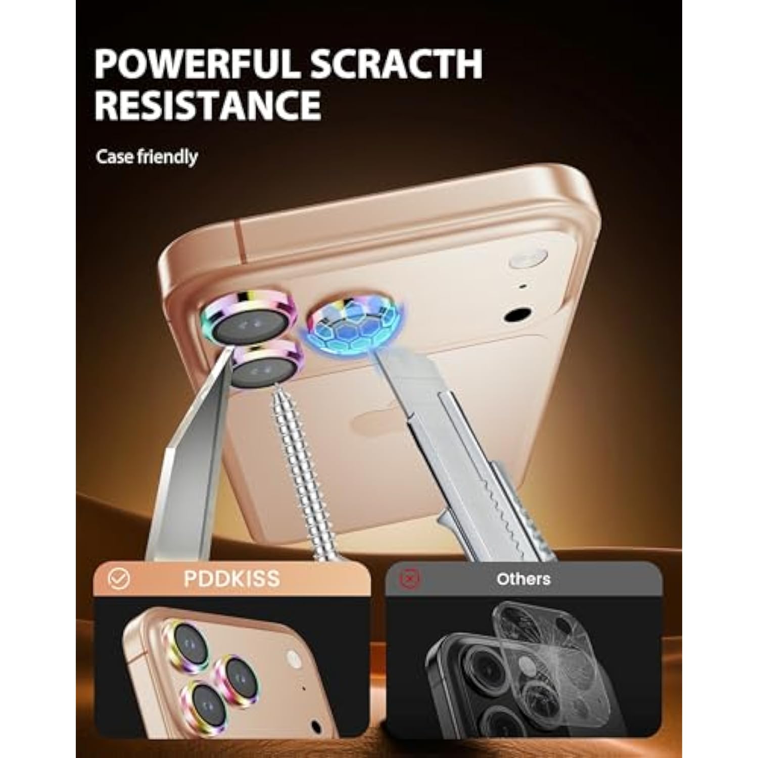 2 Pack Privacy Screen Protector For Iphone 17 Pro Max 6.9 Inch+ 2 Pack Camera Lens Protector, Purple Gradient Anti Spy Tempered Glass, Auto Alignment Kit