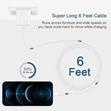 Iphone Charger Fast Charging, Mfi Certified, 20W Usb C Block With 6Ft Lightning Cable For Iphone 14/13/12/11/Xs/8, Ipad And More [2 Pack]