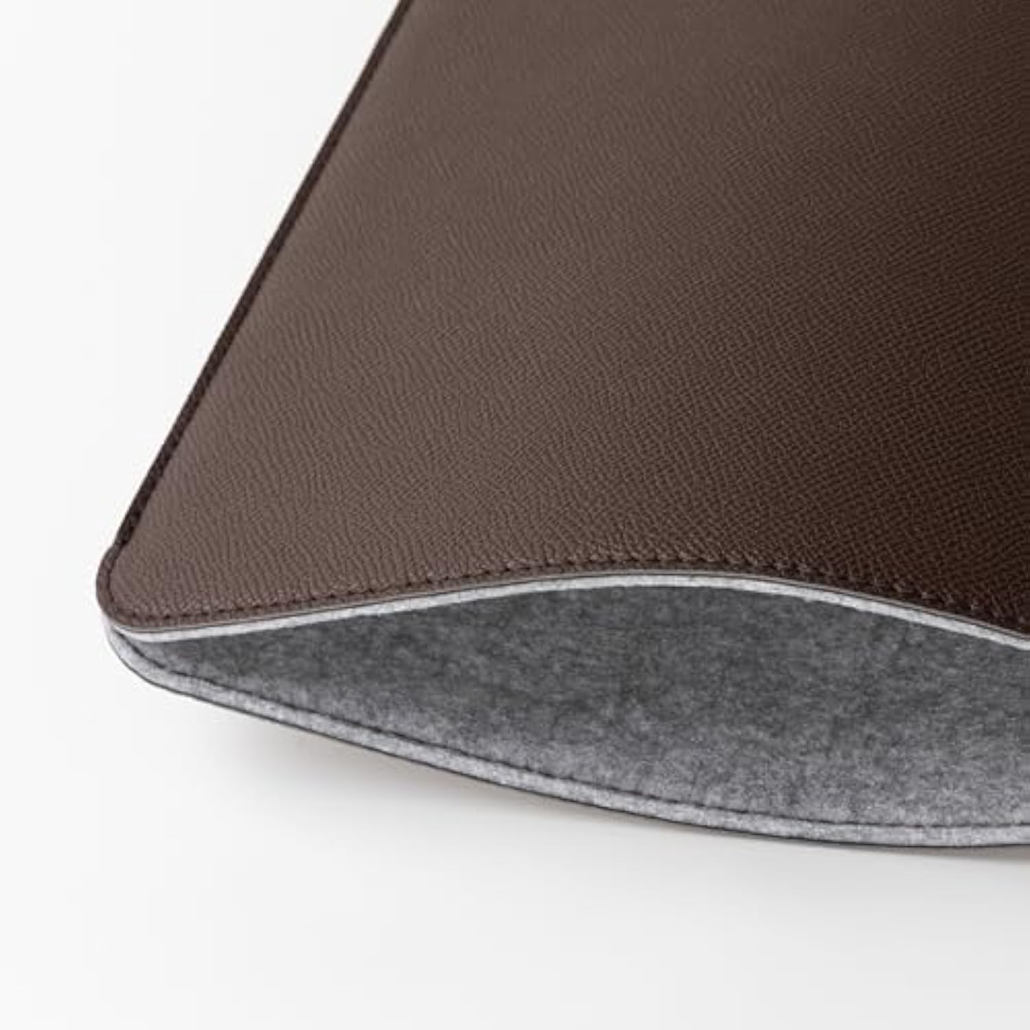 Laptop Sleeve 14 Inch Precisely Compatible With Macbook Pro M4 M3 M2 M1 Pro/Max 2024, Faux Leather Cover Case 14 In, Coffee
