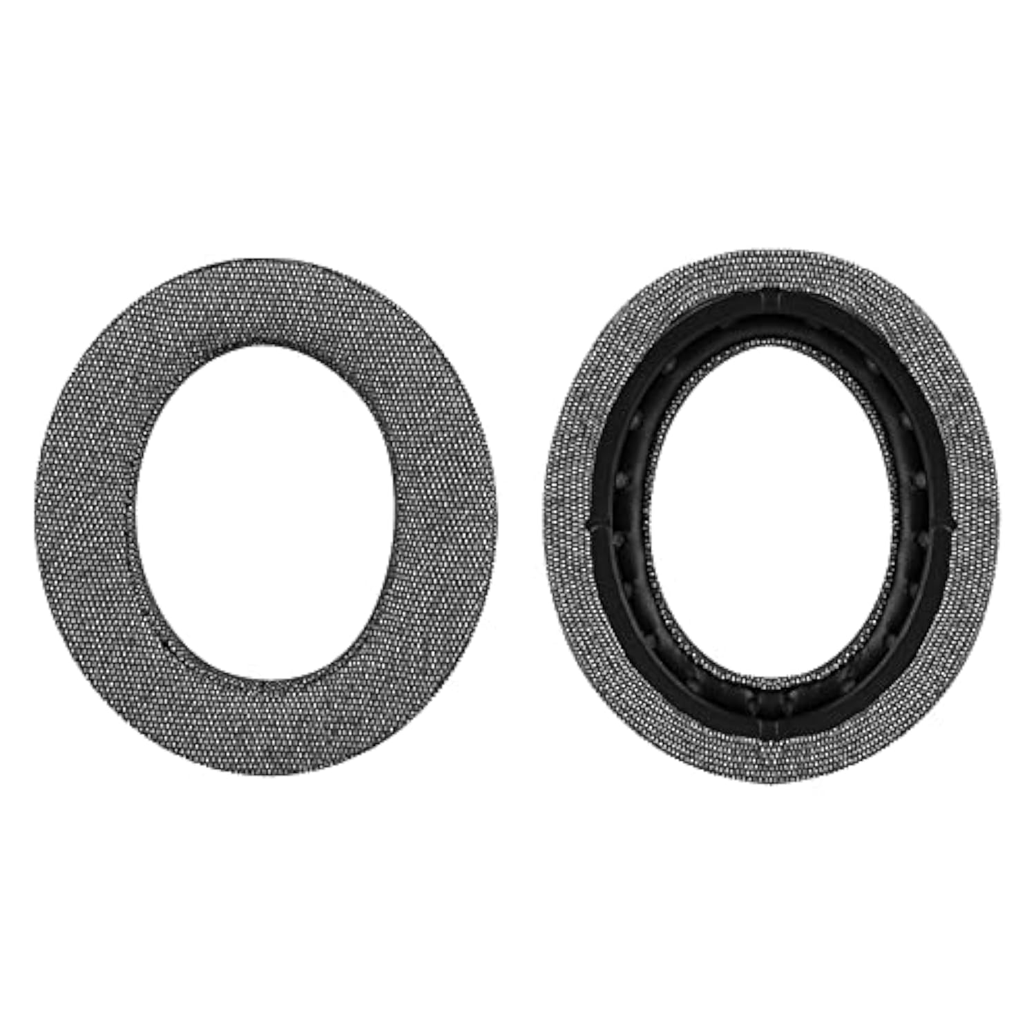 Geekria Comfort Linen Replacement Ear Pads for Corsair HS70 PRO, HS60 PRO, HS50 PRO Headphones Ear Cushions, Repair Parts (Grey)