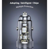 Car Charger For Noco Boost Gb40, Gb70, Gbx45 Car Jump Starter & Cordless Car Vacuum, Tire Inflator - Dual Port, 12V Car Cigarette Lighter Fast Charging Adapter