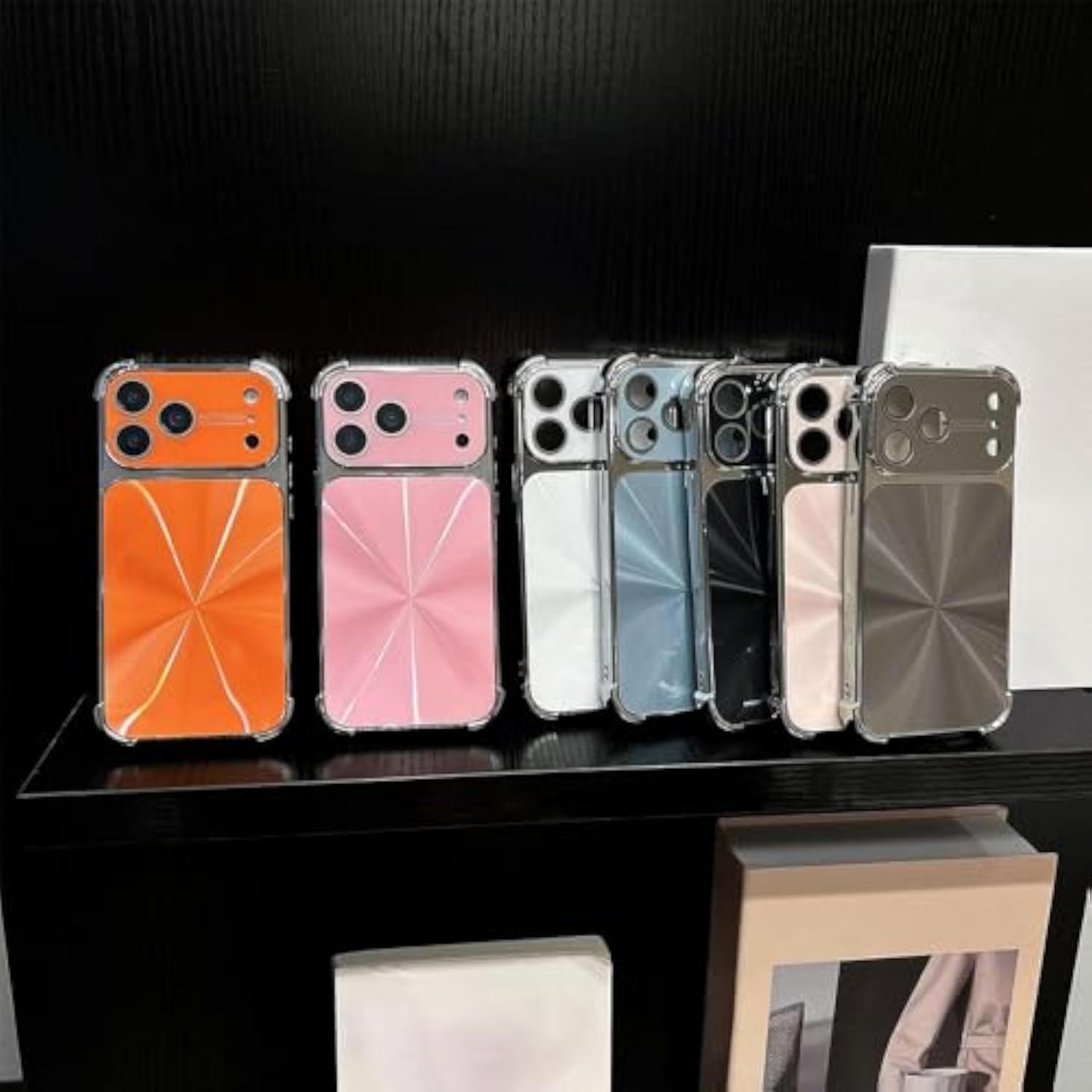 Luxury Bling Electroplating iPhone 17 Pro Max Case with Titanium Anti-Scratch Protection