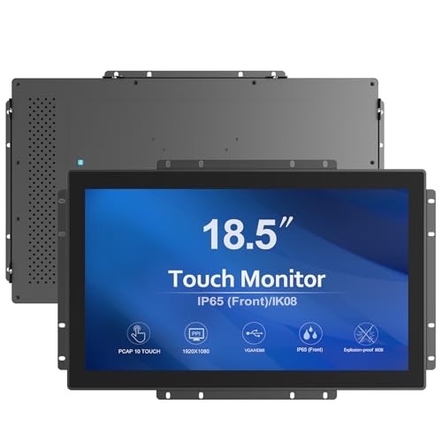 1000 Nits High Brightness Industrial 18.5 Inch Open Frame Capacitive Touch Screen Monitor