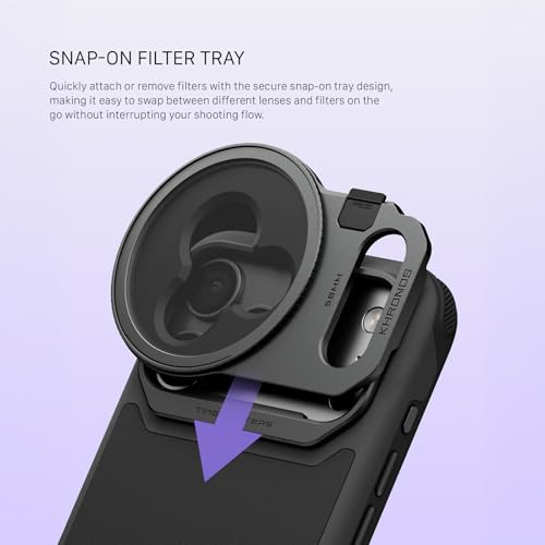 Khronos Lite Handheld Kit Compatible with iPhone 17 Pro Max Black