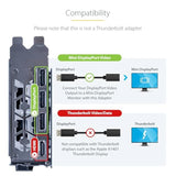 StarTech.com 6in (15cm) DisplayPort to Mini DisplayPort Adapter, 4K Video, DP to mDP Converter (Not compatible w/Thunderbolt)