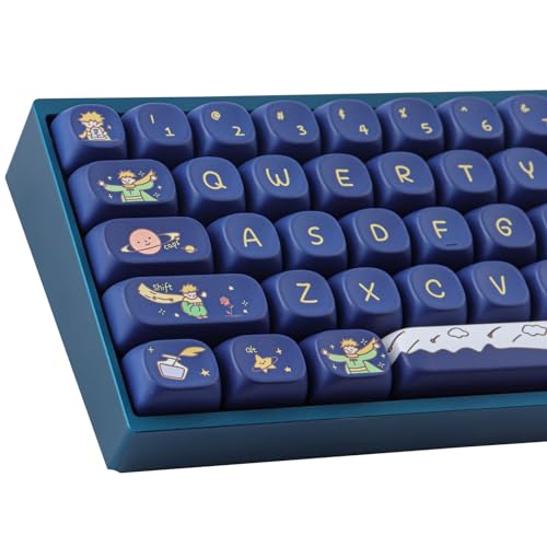 Pbt Keycaps 148 Keys Custom Little Prince Keycap Set Cute Moa Profile Keycaps Dye-Sublimation For Cherry Gateron Mx Swithes 60% Mechanical Keyboards