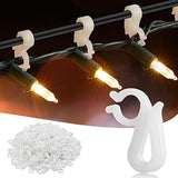 Christmas Light Clips Outdoor, 400 Pack Mini Gutter & Shingle Clips For Hanging C9 C7 Christmas String Lights, Roofline, House, Yard, Eaves, Holiday Decorations