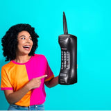 2 Packs Inflatable Mobile Phone Inflatable 80'S Retro Mobile Phone Party Decoration Theme Props Fancy Dress Accessory 30 Inches