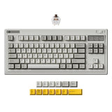 R3 Retro Wireless Mechanical Keyboard, 80% Tkl Hot Swappable Rgb Tactile Super Brown Switch, Qmk Tri-Mode(2.4 Ghz/Bluetooth/Wired), Compatible With Mac Pc Linux