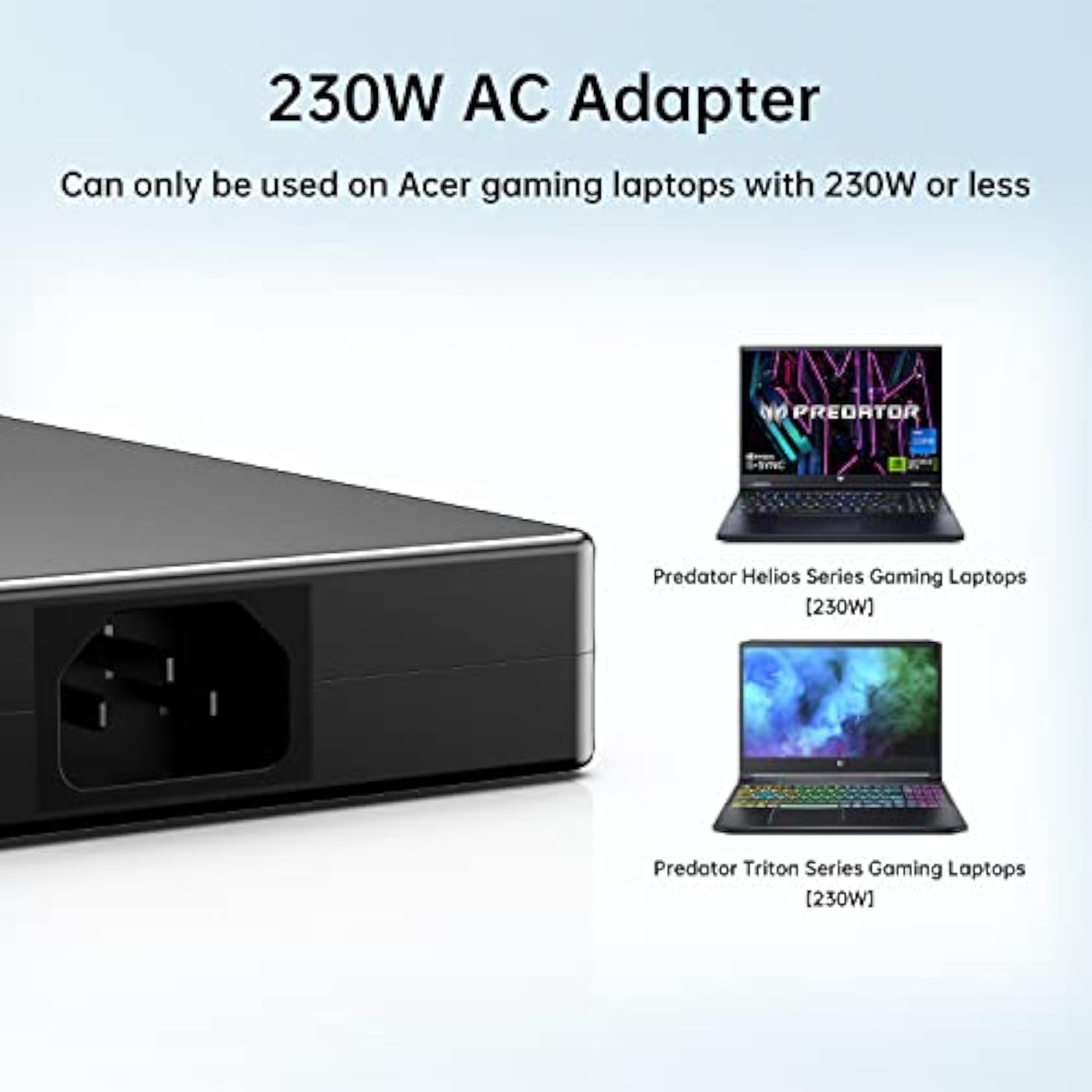 230W Ac Charger For Acer Predator Helios 300 Ph315-54-760S Ph315-53-72Xd Ph315