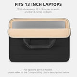 13 Inch Puffy Laptop Sleeve Carrying Case For Macbook Air 13 M3 2024/Macbook Pro 14 M3 M2 M1/Ideapad Flex 5 Gen 8 14"/14" Lenovo Yoga 9I 7I/Thinkpad X1 Carbon/14 Thinkpad T14,Black