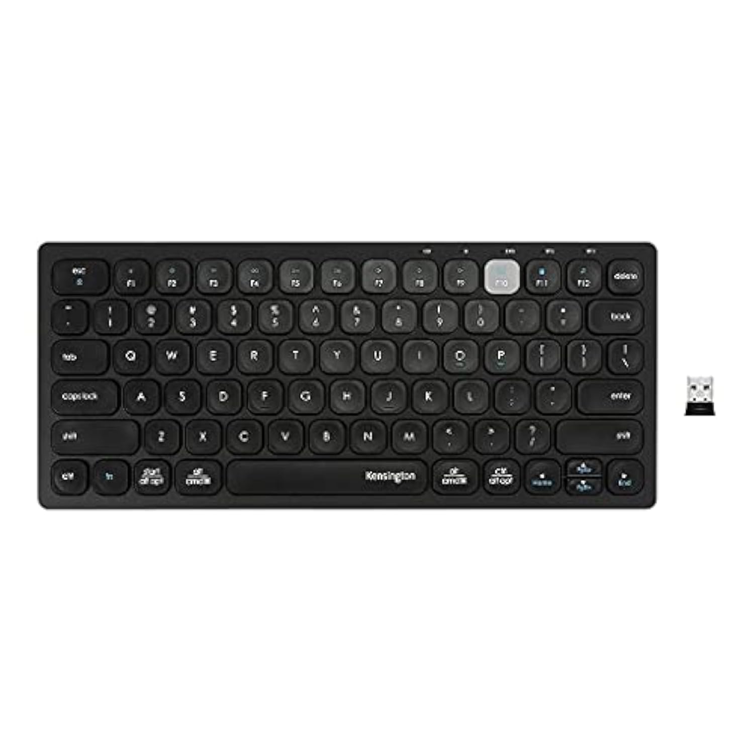 Kensington Multi-Device Dual Wireless Compact Keyboard - Black (K75502US)