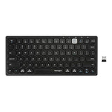 Kensington Multi-Device Dual Wireless Compact Keyboard - Black (K75502US)