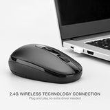 Wireless Mouse Rm700 2.4G Silent Mouse With Usb Receiver For Laptop,Pc,Mac,Chr