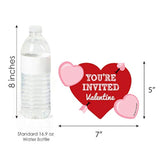 Conversation Hearts - Shaped Fill-In Invitations - Valentine'S Day Party Invitation Cards With Envelopes - Set Of 12