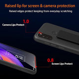 Silicone TPU with Hide Telescopic Kickstand Shockproof Protective Cover Case for TCL 30 XL