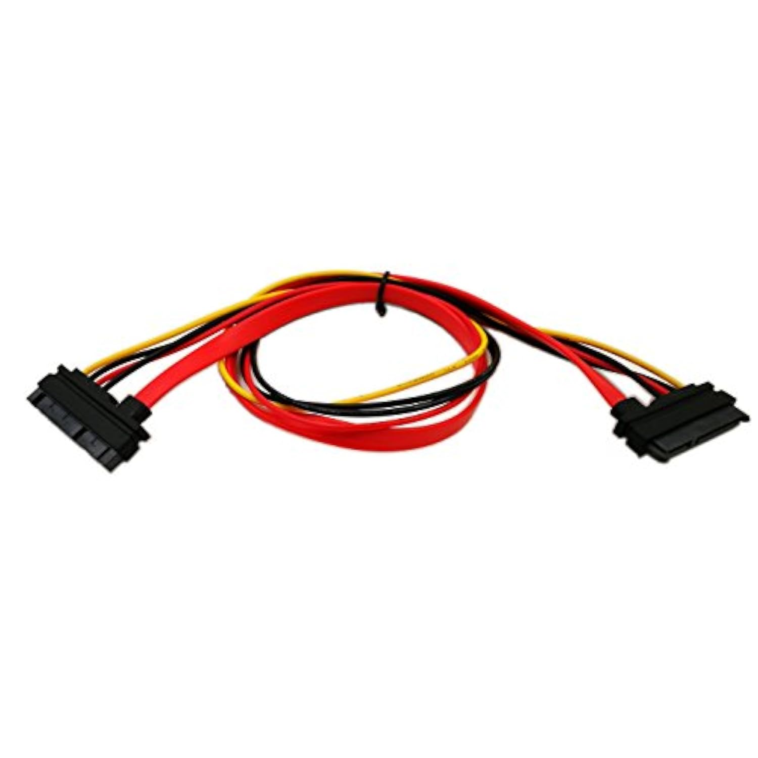 22-Pin (7+15) Sata Male To Female Data And Power Combo Extension Cable - Sliml