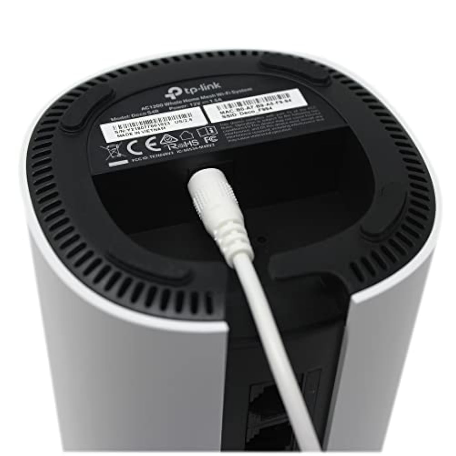 Power Cord Compatible With Tp-Link Deco Mesh Wifi System Models S4, M3, M4, M5, M9, X20, X55, X60, X68, Xe75, X90, X4300 Pro, P9