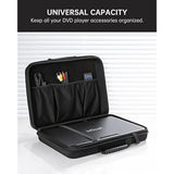 ieGeek Carrying Travel Case for 14.1-17.5 inch Portable DVD Player, EVA Hard Shell Travel Laptop Sleeve Bag, Black