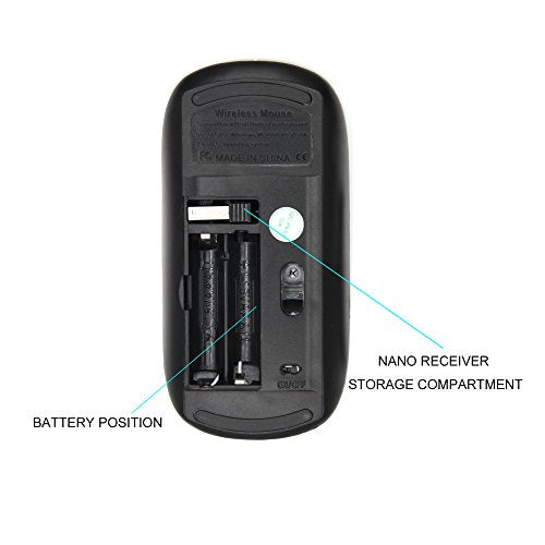 [ Optical 2.4G Wireless Mouse ] Happy Smiley Face