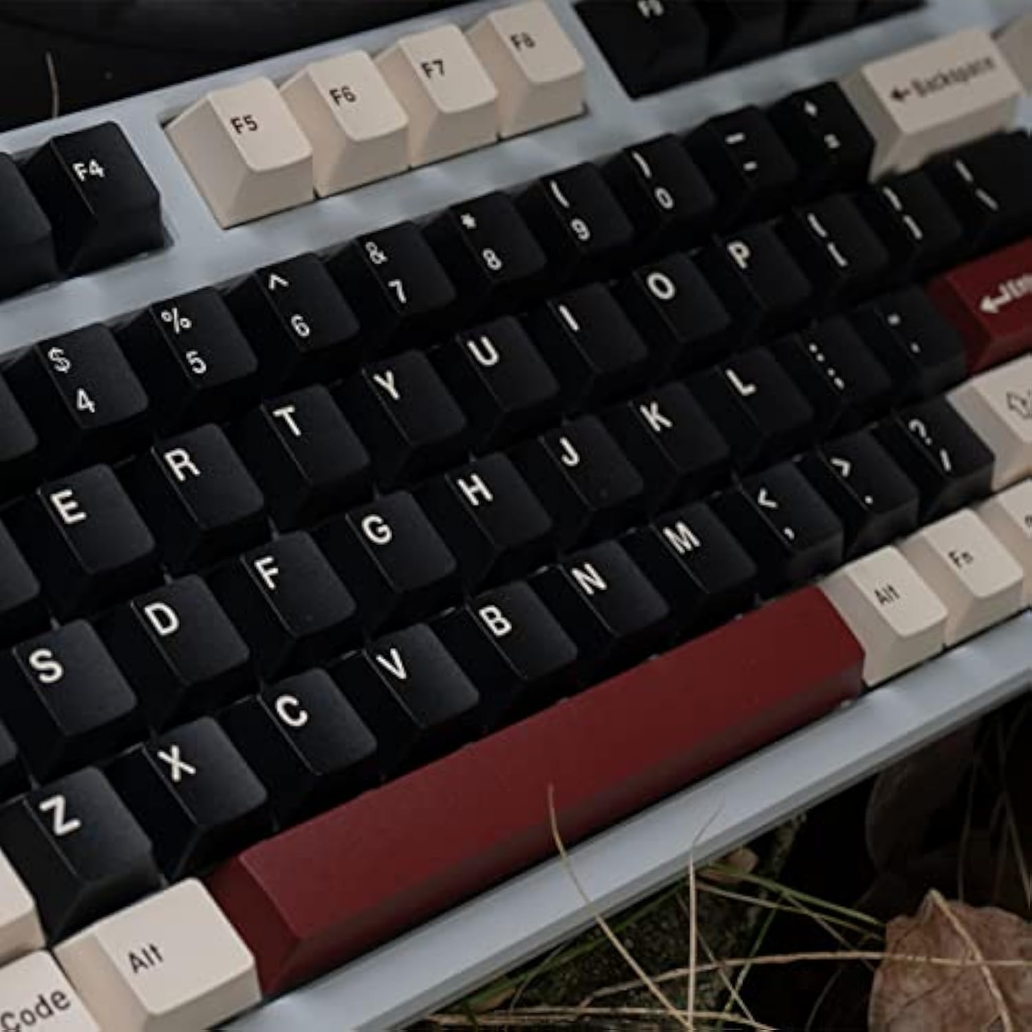 Rome Black Keycaps Full Set Cherry Profile Doubleshot 173 Keys Custom Keycaps