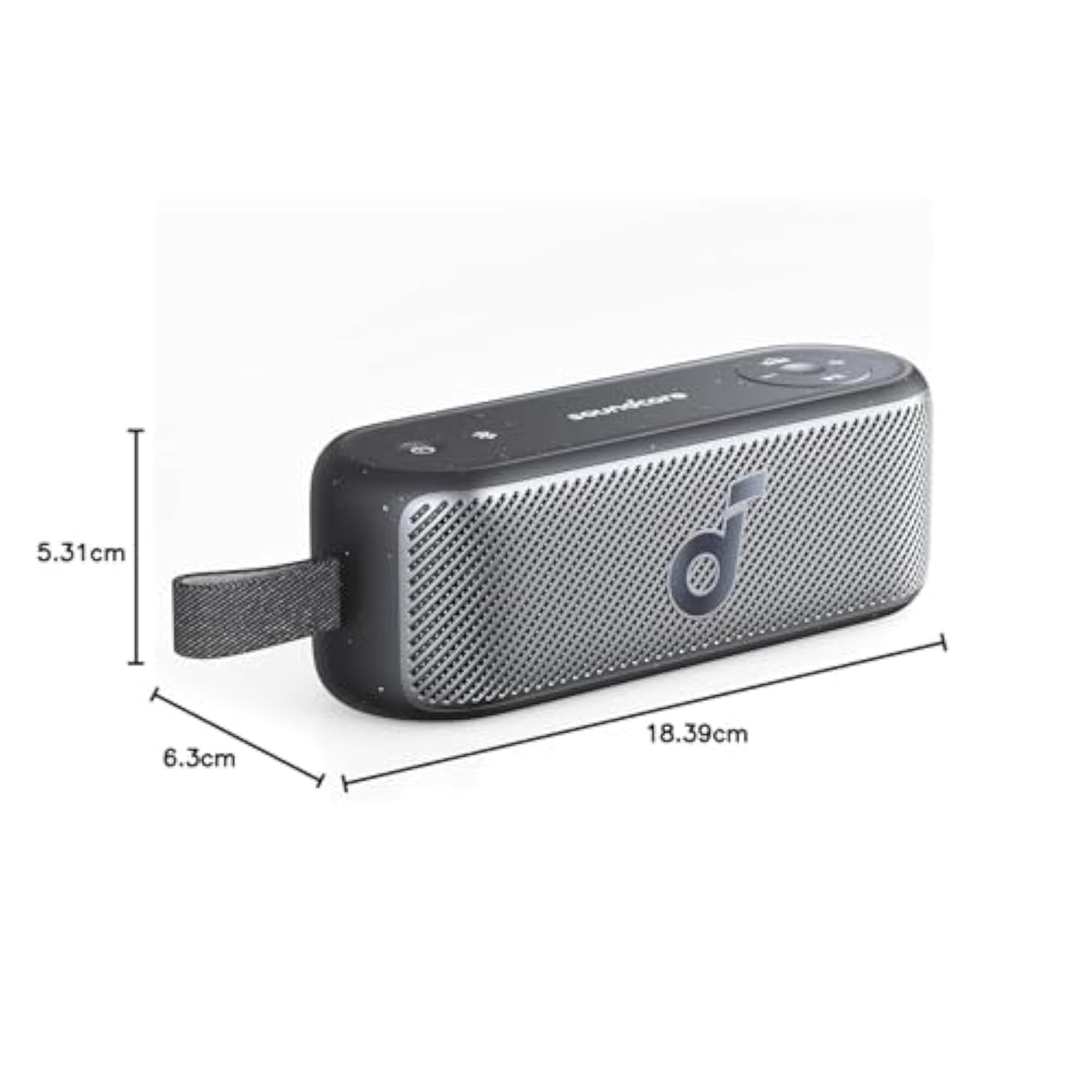 Motion 100 Portable Speaker, Bluetooth Speaker With Wireless Hi-Res, 2 Full Range Drivers For Stereo Sound, Ultra-Portable Design For Outdoor Use, Customizable Eq, Punchy Bass, And Ipx7
