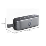 Motion 100 Portable Speaker, Bluetooth Speaker With Wireless Hi-Res, 2 Full Range Drivers For Stereo Sound, Ultra-Portable Design For Outdoor Use, Customizable Eq, Punchy Bass, And Ipx7