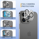 [Upgrade [6 In 1] For Iphone 16 Pro Screen Protector (6.3 Inches), Iphone 16 Pro Back Screen Protector And Front Screen Protector With Camera Protector [2+2+2 Pack], 9H Hardness