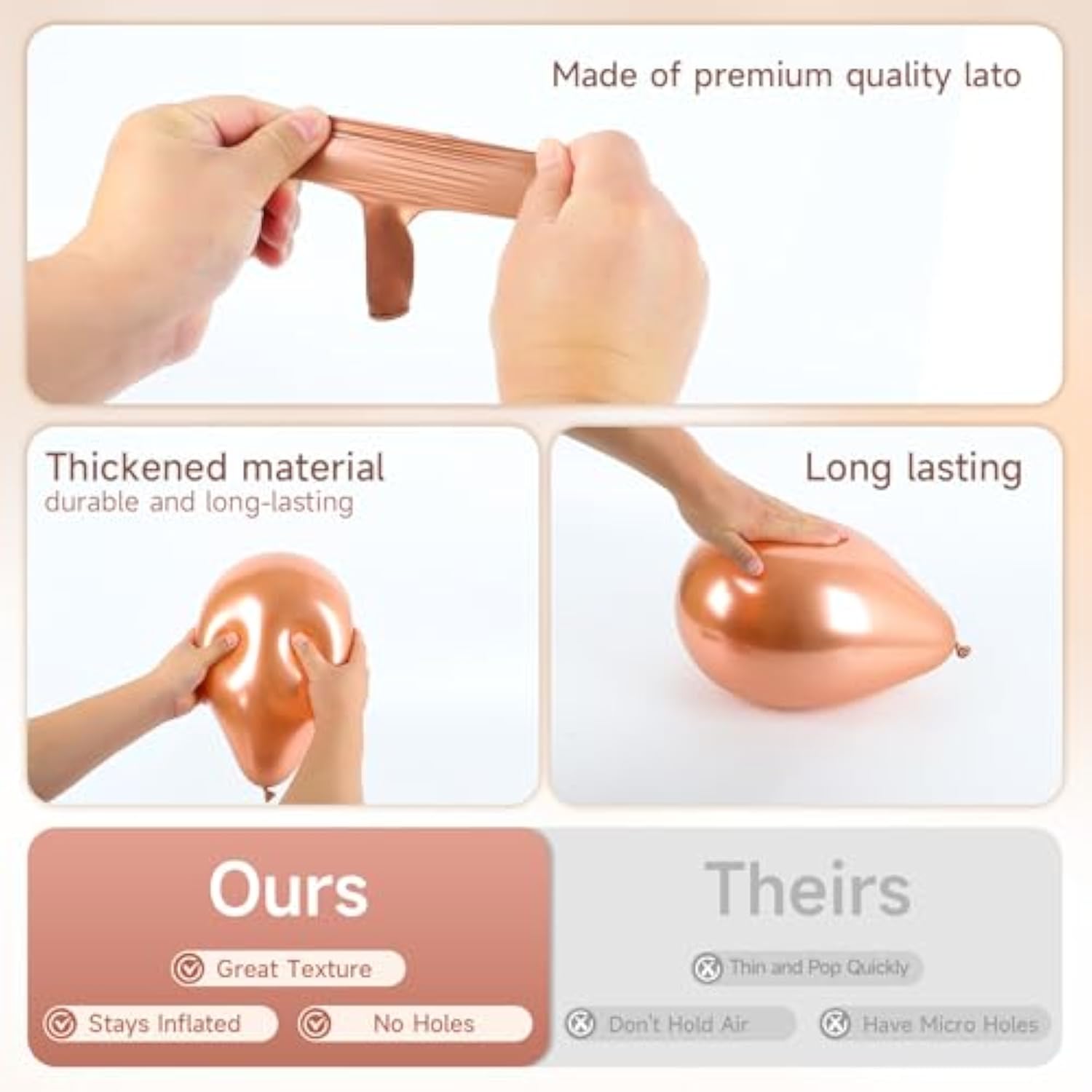 Rose Gold Balloon Arch Kit, 142Pcs Nude Pastel Pink Gold And Rose Gold Matte White Balloons Confetti Balloon Garland Kit For Wedding Bridal Shower Princess Party Girl Birthday Baby Shower Decorations