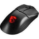 MSI Clutch GM31 Lightweight Wireless Ergonomic Gaming Mouse & Charging Dock, 12K DPI Optical Sensor, 60M Omron Switches, Fast-Charging 110Hr Battery, RGB Mystic Light, 5 Programmable Buttons, PC/Mac