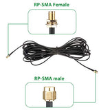3-Pack 10Ft Rp-Sma Male To Female Extension Cable Wifi Router Antenna Extender