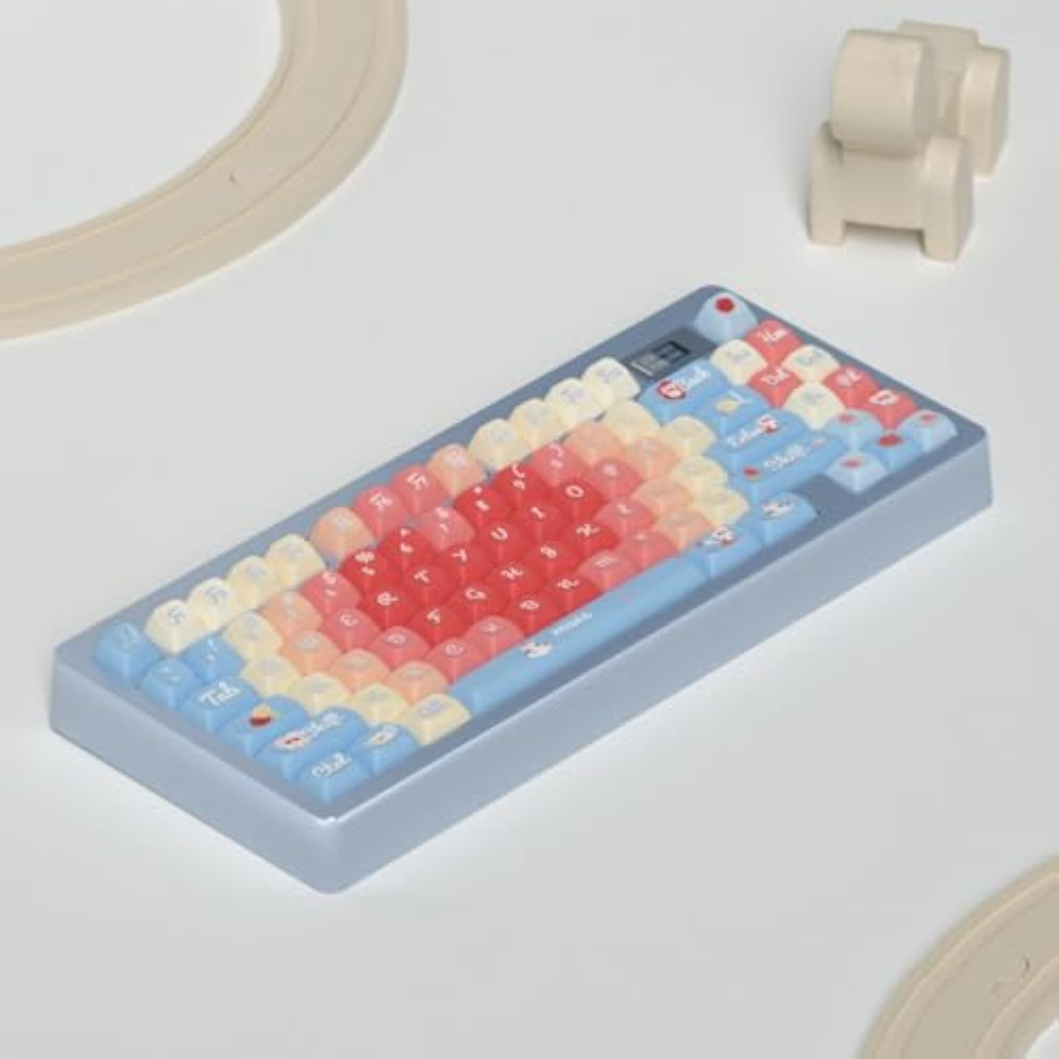 Pbt Rose Keycaps Set Ure Profile 156 Keys Custom Dye-Sublimation Keyboard Keyc