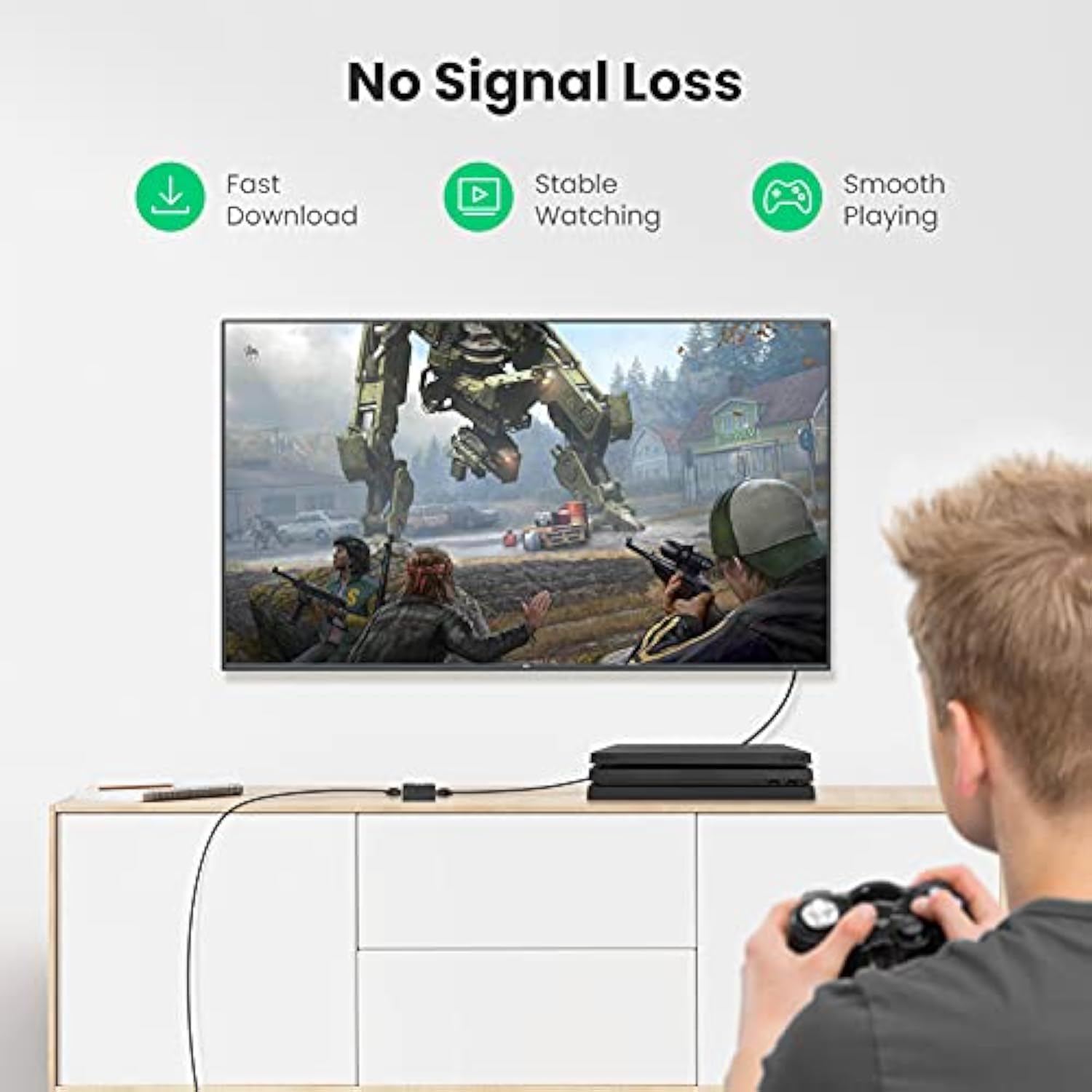 UGREEN Cat 8 Ethernet Cable 6FT Bundle RJ45 Coupler