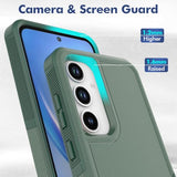 for Galaxy A35 5G Phone Case,[Military Grade Drop Tested] with Screen Protector,Dual Layer Protective Heavy Duty Cell Phone Cover Non-Slip Shockproof