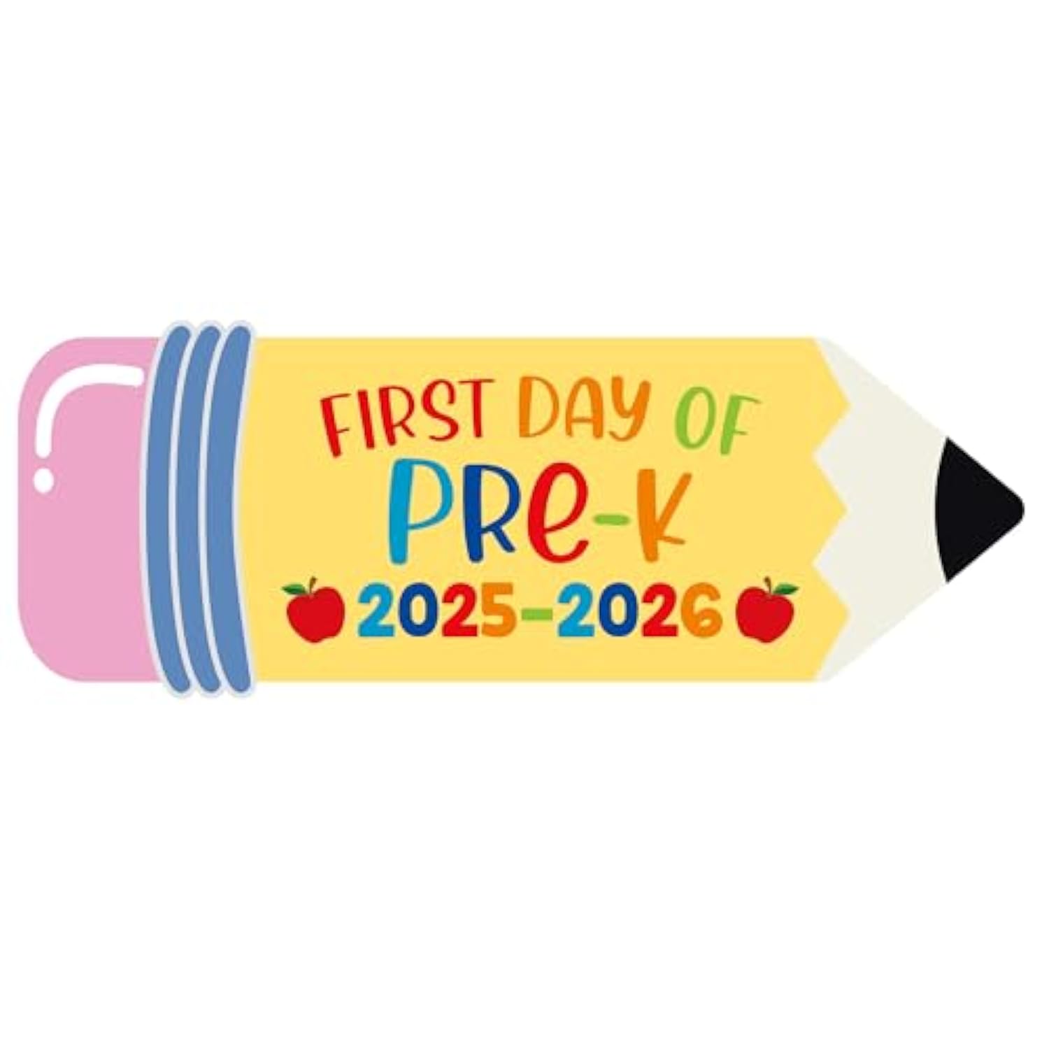 First Day Of Pre K Photo Sign For Pre K Back To School Decorations, Pre K Preschool Back To School Supplies, First Day Of Pre K Preschool Decorations Photo Board Pz-Fd