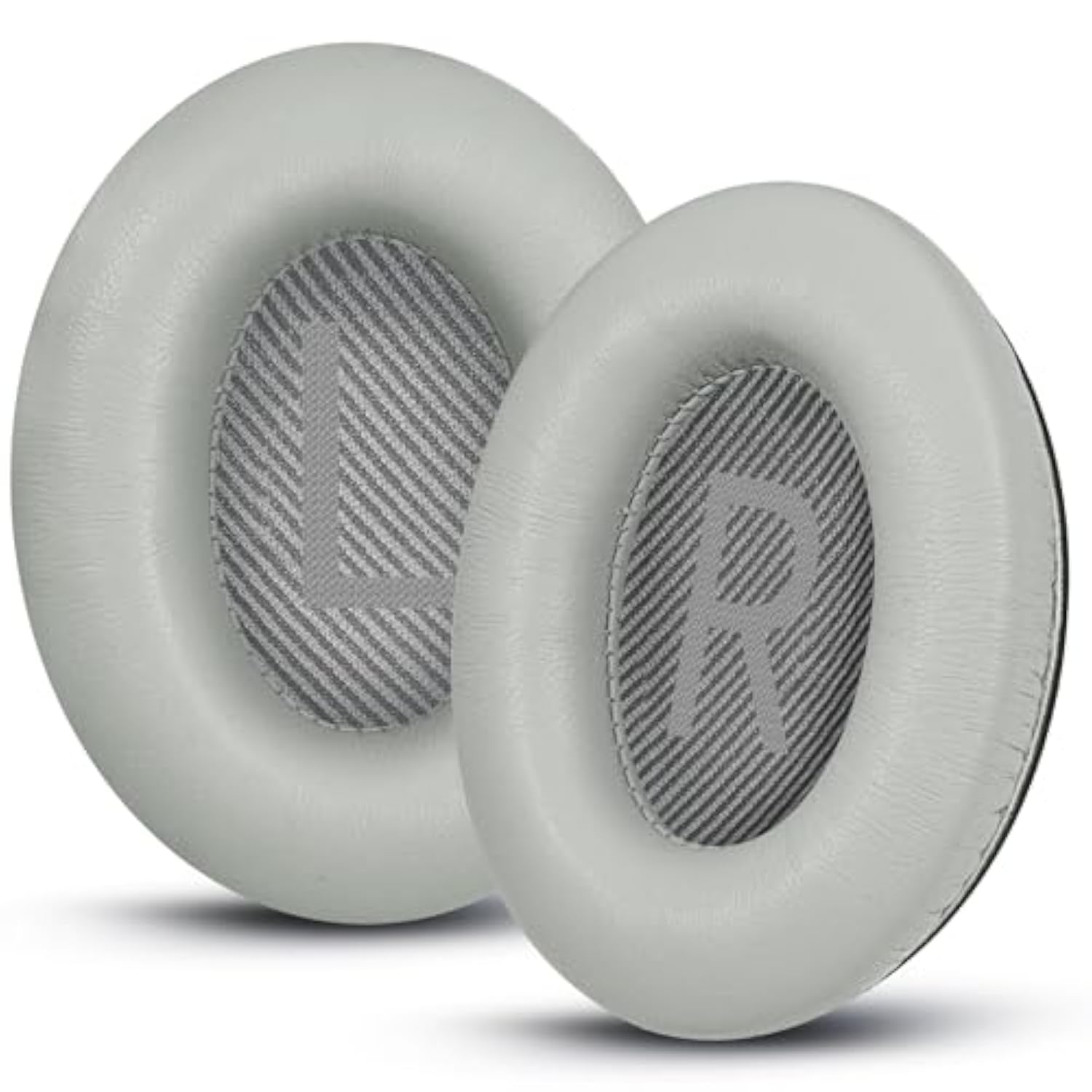 Headphones Replacement Ear Pads, Sheepskin Ear Cushions For Bose Quietcomfort 35 (Qc35) Improved Durability, Ear Pads Cushions With High-Density Foam, Thickness And Sound Isolation - Gray