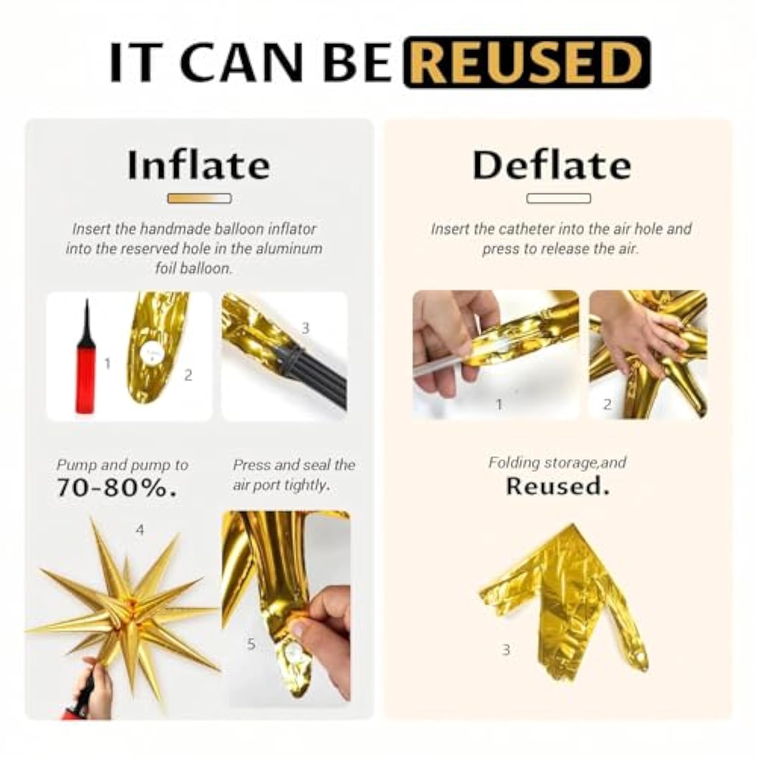 Black and Gold 107-Piece Birthday Decoration Kit: Balloons & Banner