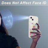 For Iphone 15 Case With Built-In Screen Protector,Clear Soft Shockproof Slim Fit Floral 360 Full Body Protective,For Apple Iphone 15 Phone Cases For Women Girls-Pattern 1
