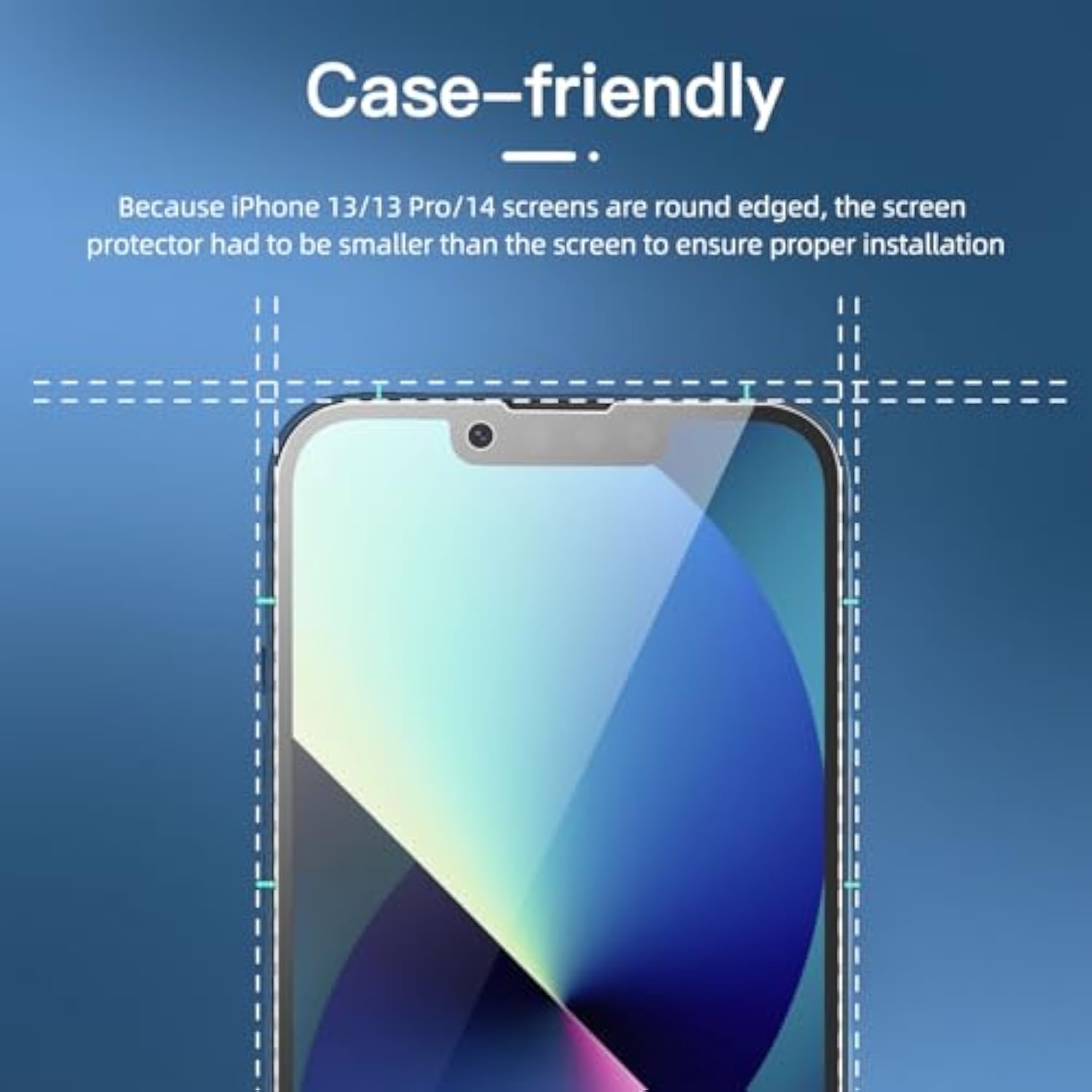 3 Pack Privacy For Iphone 14, Iphone 13/13 Pro Screen Protector (6.1 Inches), Balanced 35-Degree Privacy Angle With Eye Protection, Ultra Durable 9H Hardness, Bubble-Free