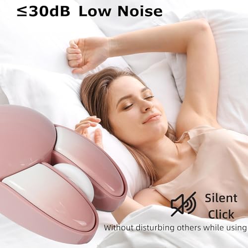 Wireless Mouse Bluetooth Cute Bunny Shape Small Quiet Usb Optical Silent Funny Travel Cordless Mice For Pc Laptop Desktop Computer Apple Ipad Mac Macbook Air Pro Dell Hp Chromebook Kids Women Men Gift