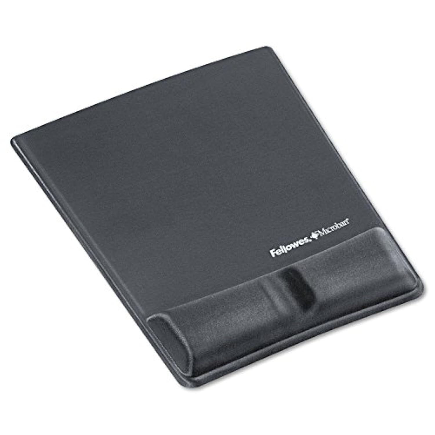 Fellowes MICROBAN Memory Form Mouse Pad Wrist Support - Graphite (9184001)