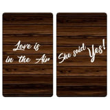 60 Rustic Theme Miniatures Candy Bar Wrapper, For Bachelorette, Bridal Shower Mini Candy Bar Stickers, Engagement Party Decorations Labels, Candy Not Included. Made In Usa