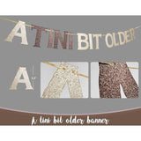 Espresso Martini Birthday Party Decorations, A Tini Bit Older Banner Hanging Swirls, Martini Glass Balloon Foil Curtain Balloon Arch For Girls Women Trendy Martini Bar Bachelorette Bridal Shower