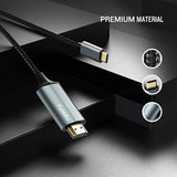 Usb C To Hdmi Cable, [4K, High-Speed] Usb Type C To Hdmi Cable For Home Office