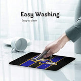 Gaming Mouse Pad, Sport Football Mousepad With Non-Slip Rubber Base For Laptop Computer Desktop Game Mat,Fans Gift Blue Stripe Design