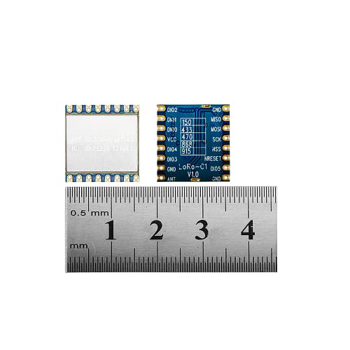 Lora Ultra Long Range Transceiver, Compatible With Rfm95W Wireless Transceiver Module 915Mhz Spi Port Sx1276 Lora Module Lora1276-C1 (5 Pcs)