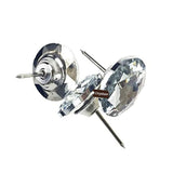 70Pcs 1Inch Rhinestone Sew Buttons Diamond Crystal Upholstery Nails Ta