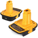 Dm18D Adapter For Dewalt 18V To 20V Battery, 2 Pack New Upgraded For Dca1820 Converter Fit For Dewalt 20V & For Milwaukee M18 Battery Use For Dewalt 18V Nicad & Nimh Tools