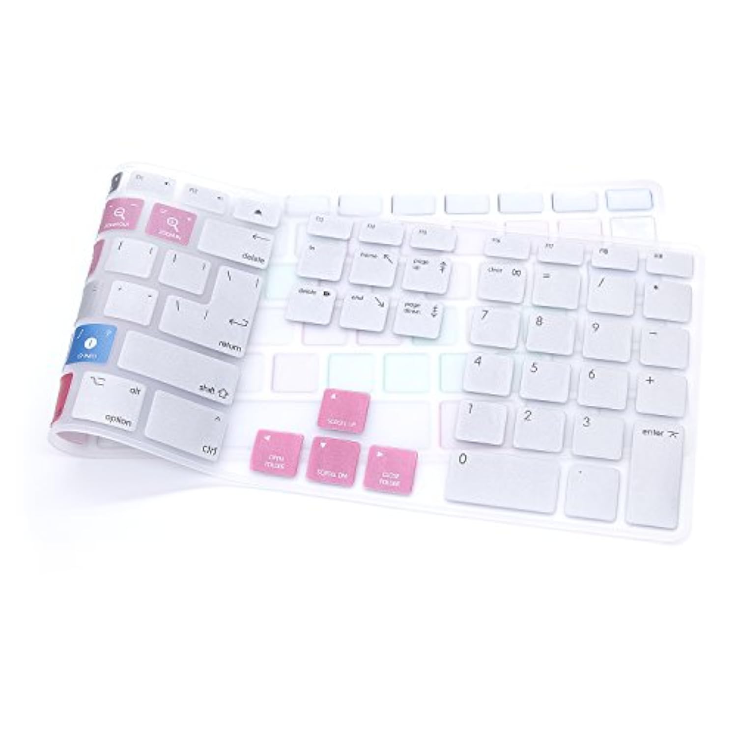 Ultra Thin Shortcuts Extended Silicone Keyboard Protective Cover Skin For Mac